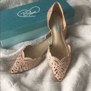 Betsy Johnson Wedding flats/ Dressy Flats